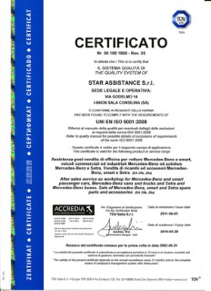 TUV - UNI EN ISO 9001:2008