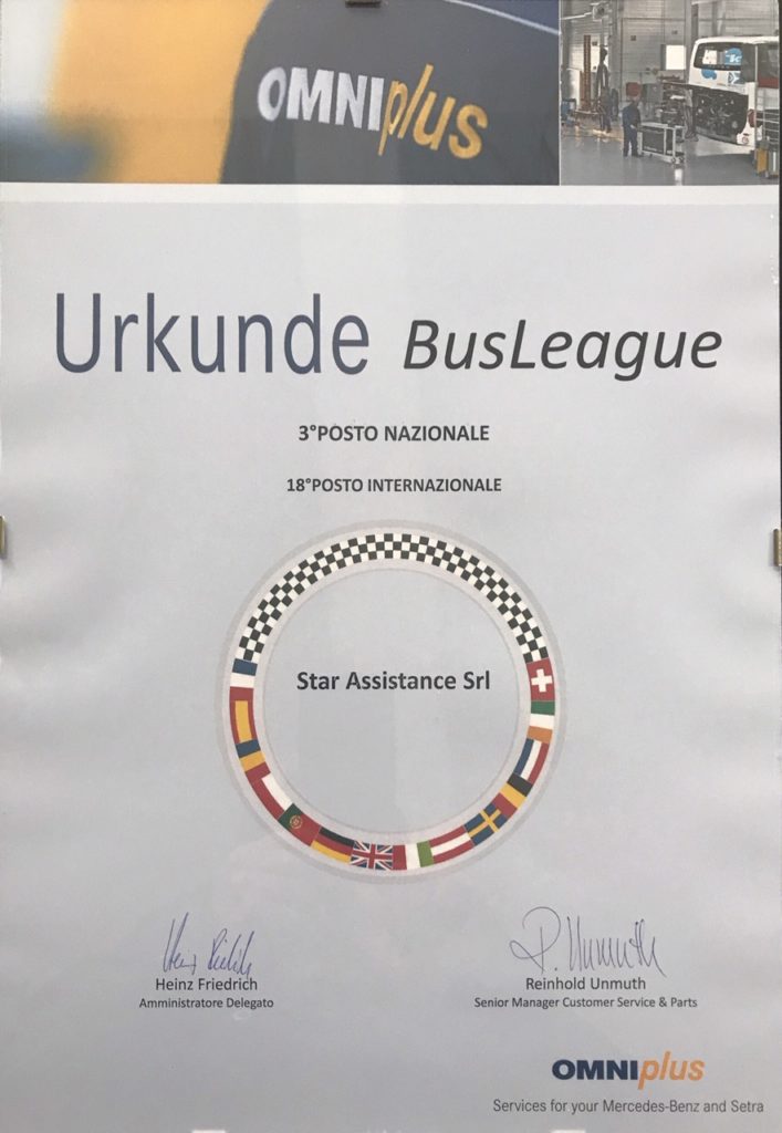 Urkunde BusLeague