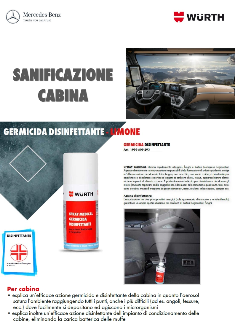 Promozionale Sanificazione Cabina